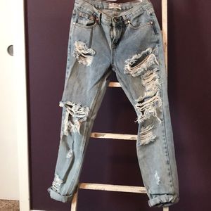 One X Oneteaspoon distressed jeans